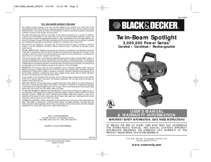 Black & Decker 3 User manual