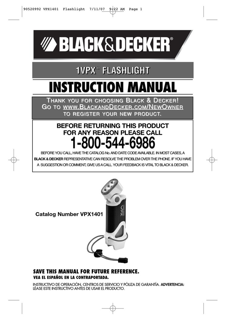 Black & Decker 1VPX User manual Black & Decker 1VPX User manual