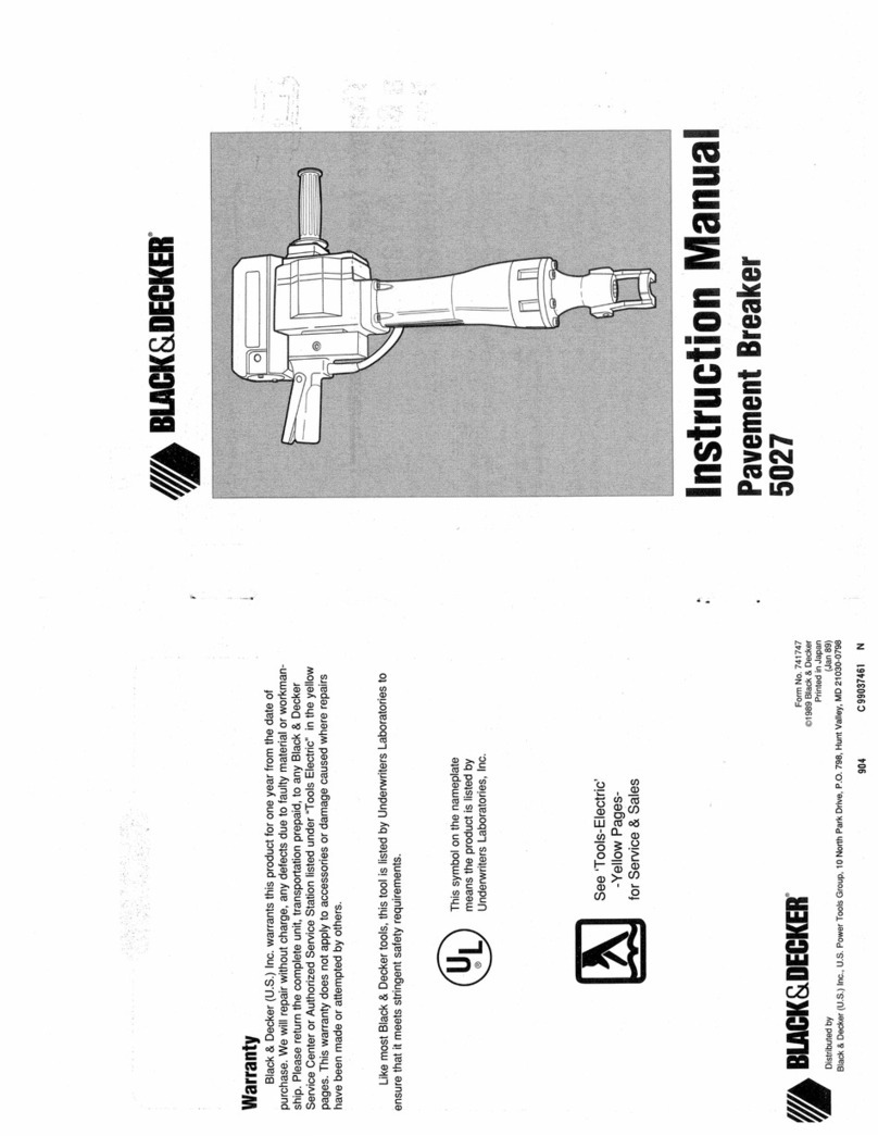 Black & Decker 5027 instruction manual