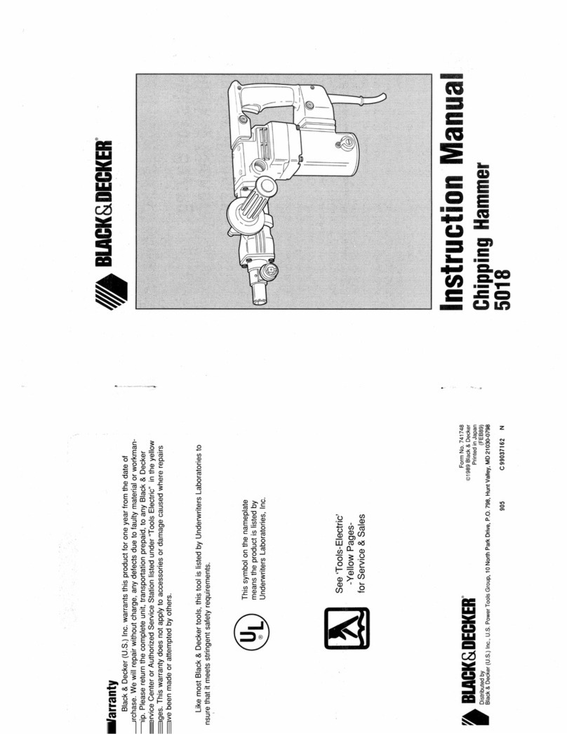 Black & Decker 5018 User manual