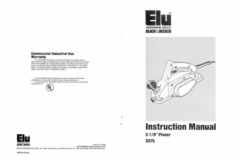 Black & Decker ELU 3375 instruction manual