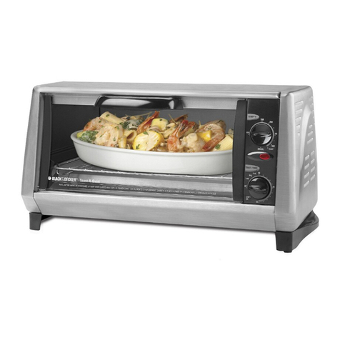 Black & Decker Toast-R-Oven Classic TRO964 Installation instructions