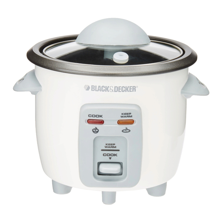 Black & Decker RC3203 Installation instructions