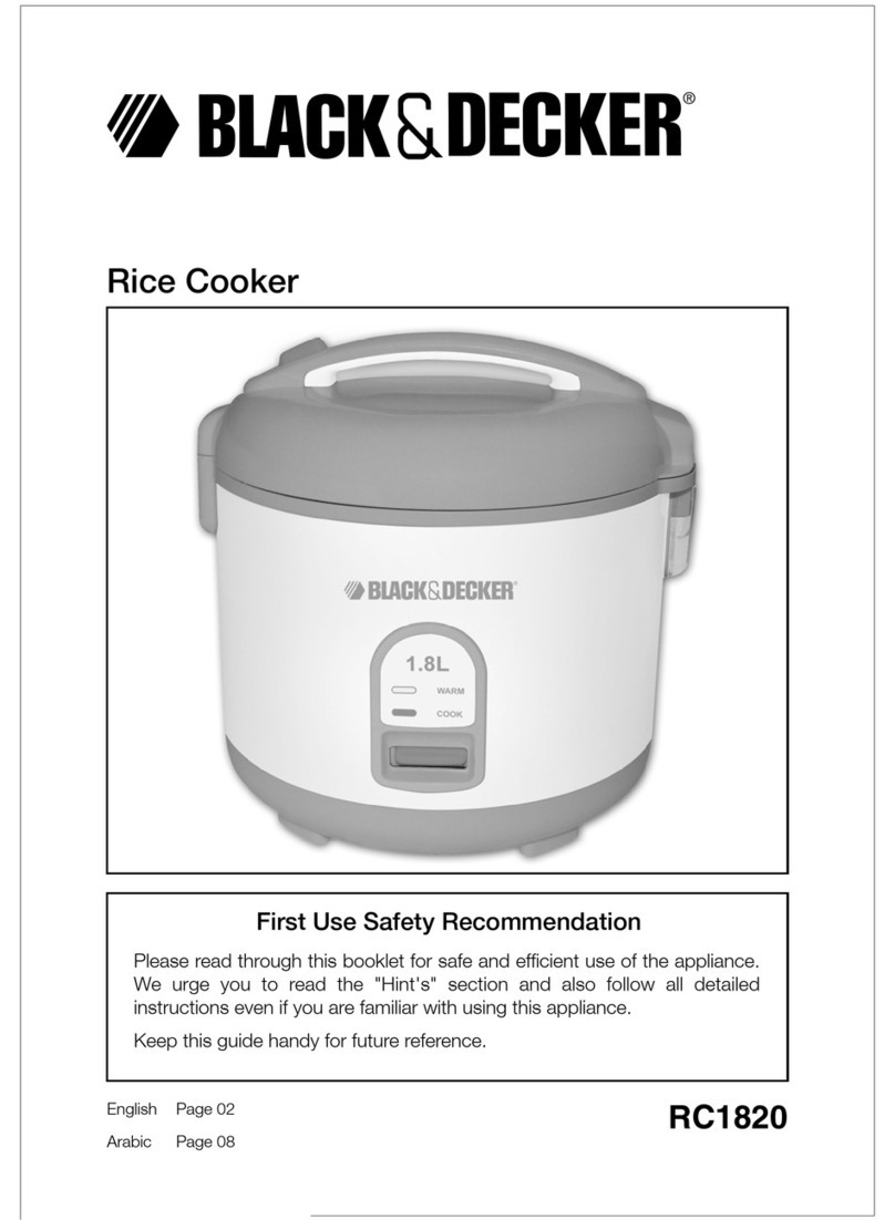 Black & Decker RC1820 User manual