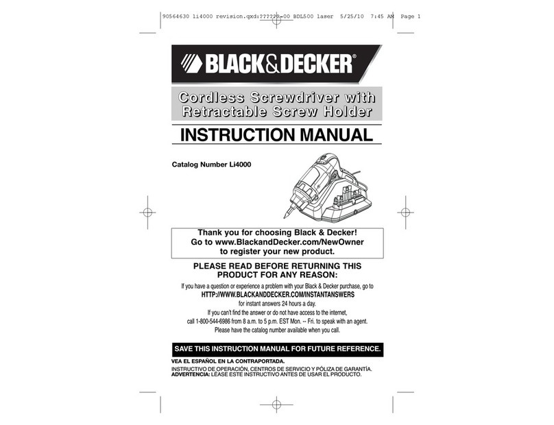 Black & Decker 90564630 User manual