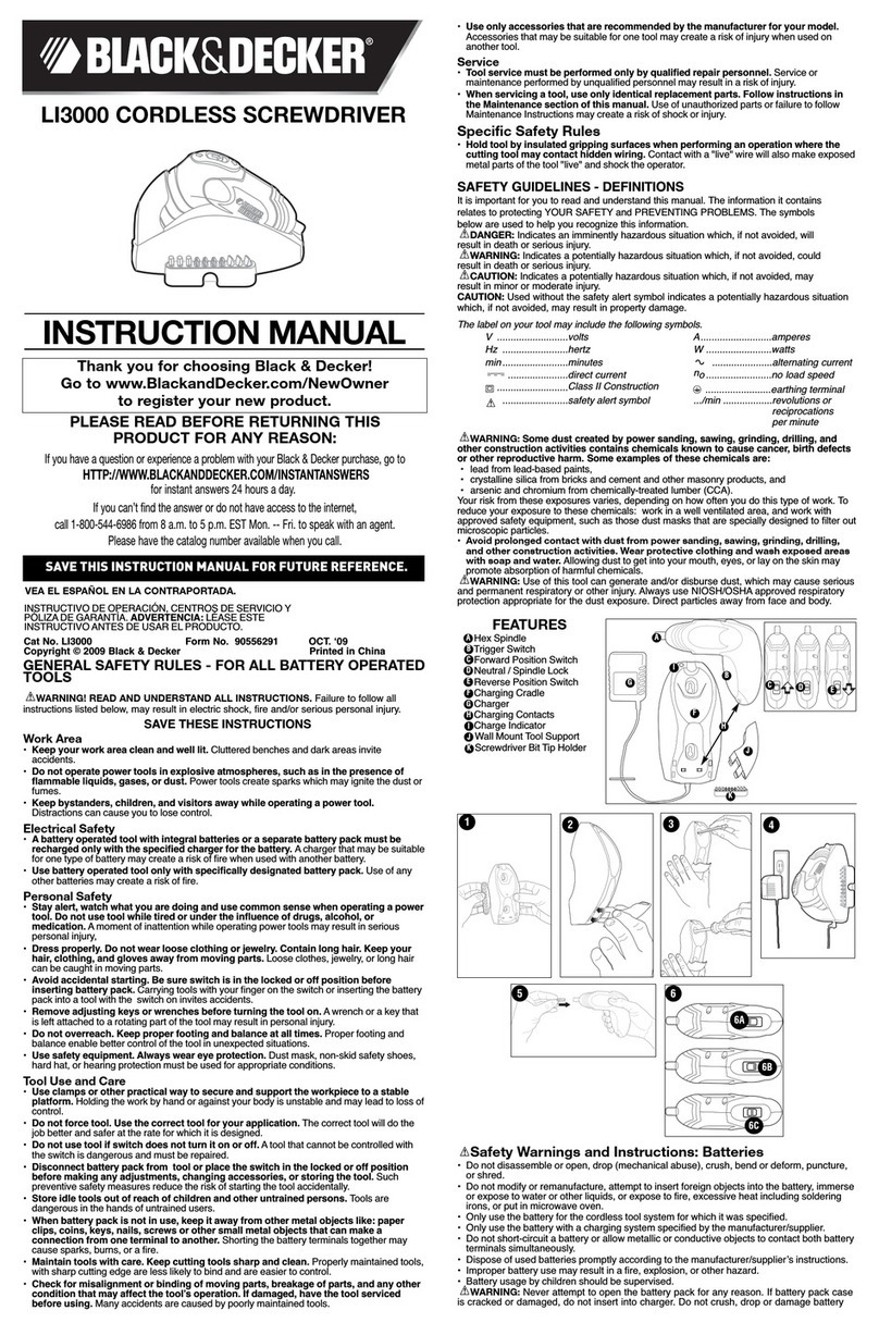 Black & Decker 90556291 instruction manual