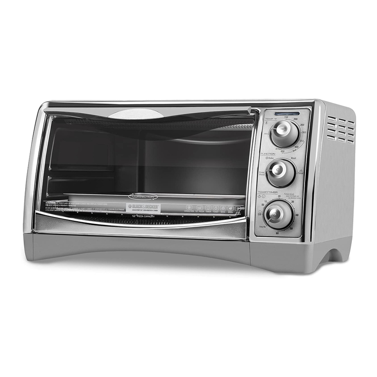 Black & Decker CTO4500SC Installation instructions