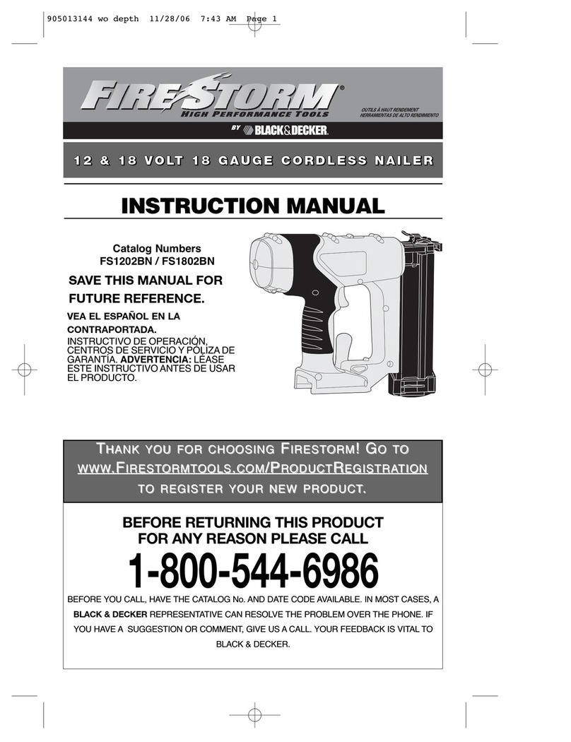 Black & Decker Fire Storm FS1202BN User manual