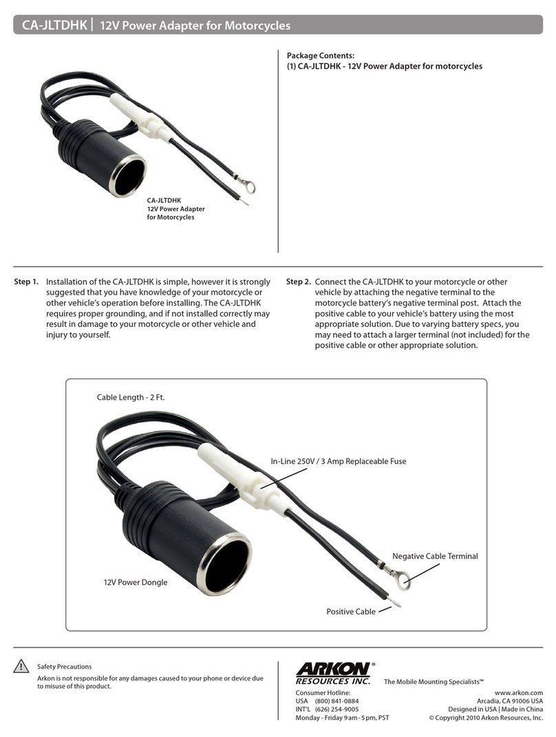 Arkon CA-JLTDHK user manual