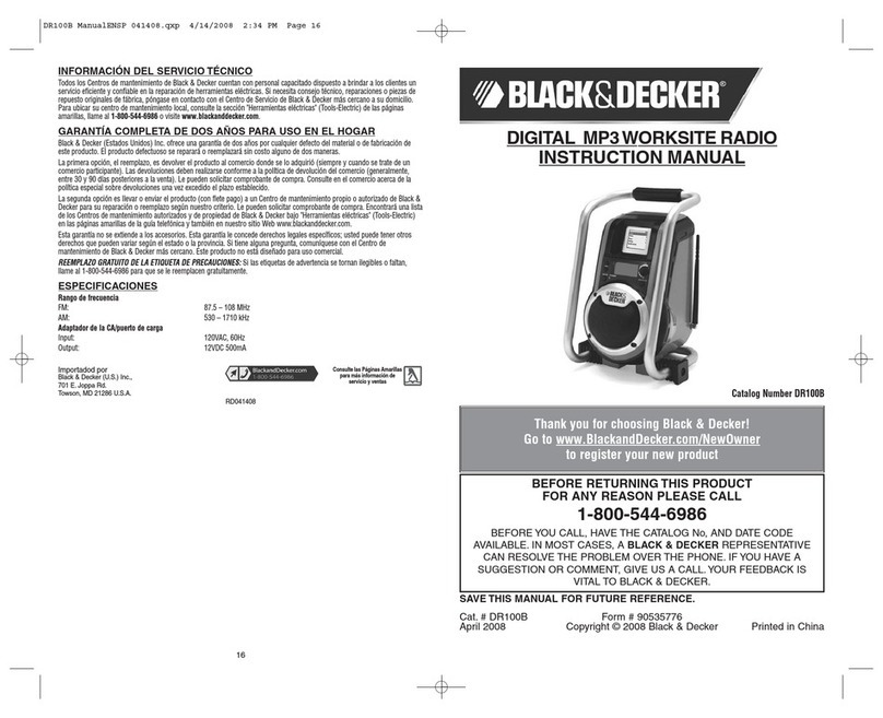 Black & Decker 90535776 instruction manual