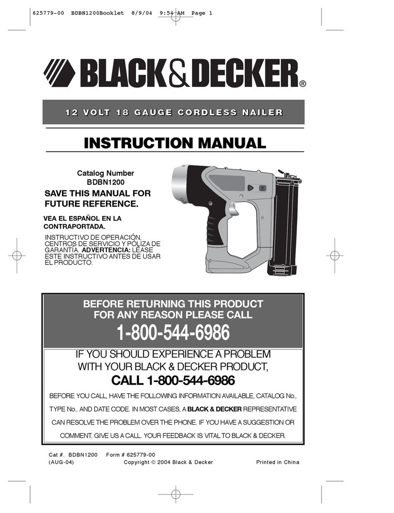 Black & Decker 625779-00 User manual Black & Decker 625779-00 User manual