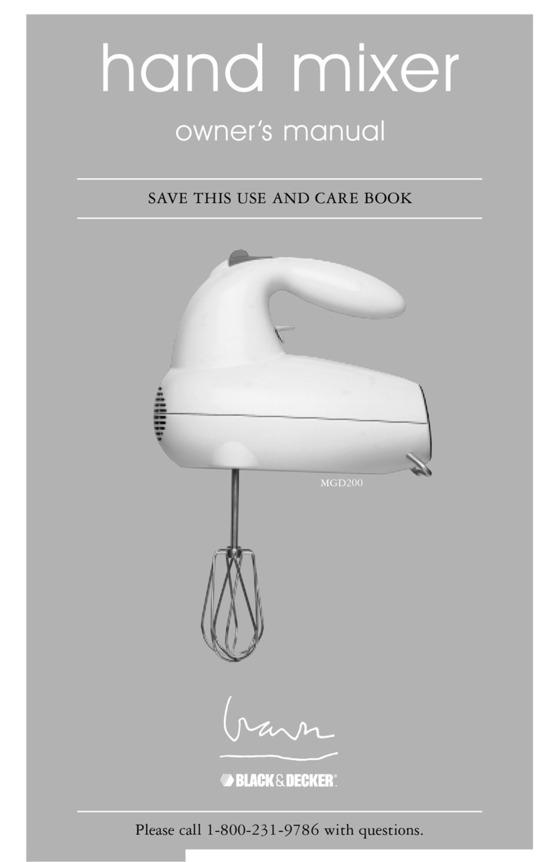 Black & Decker MGD200 Use and care book Black & Decker MGD200 Use and care book
