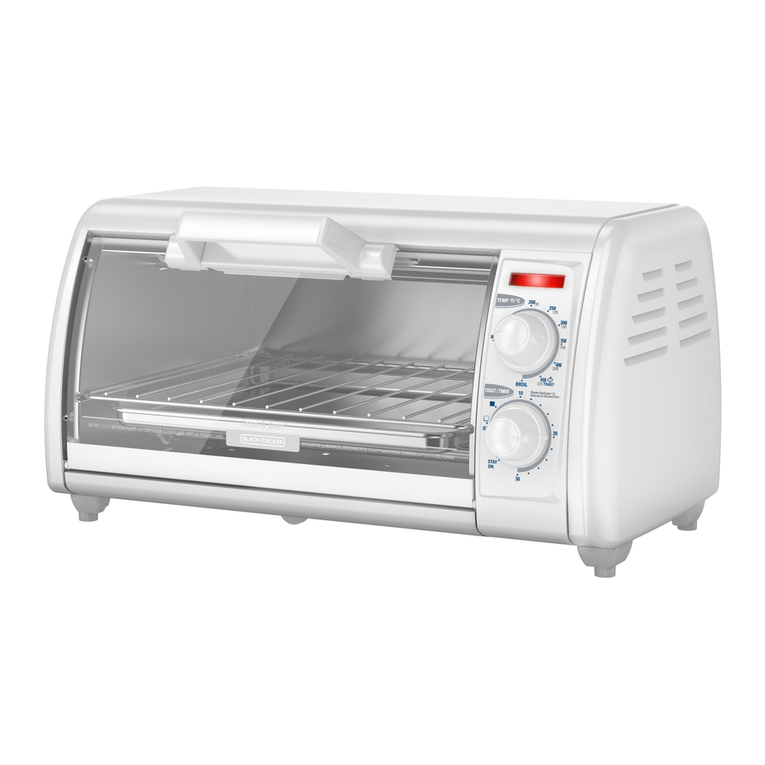 Black & Decker Toast-R-Oven TRO420 Installation instructions