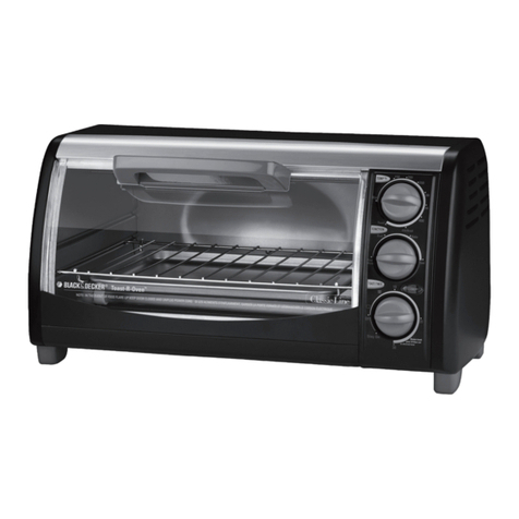 Black & Decker Toast-R-Oven TRO491B Installation instructions