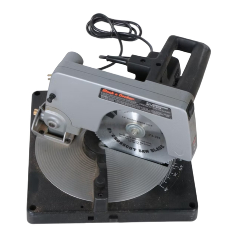 Black & Decker 81/4" COMPUND MITER SAW 9425 instruction manual
