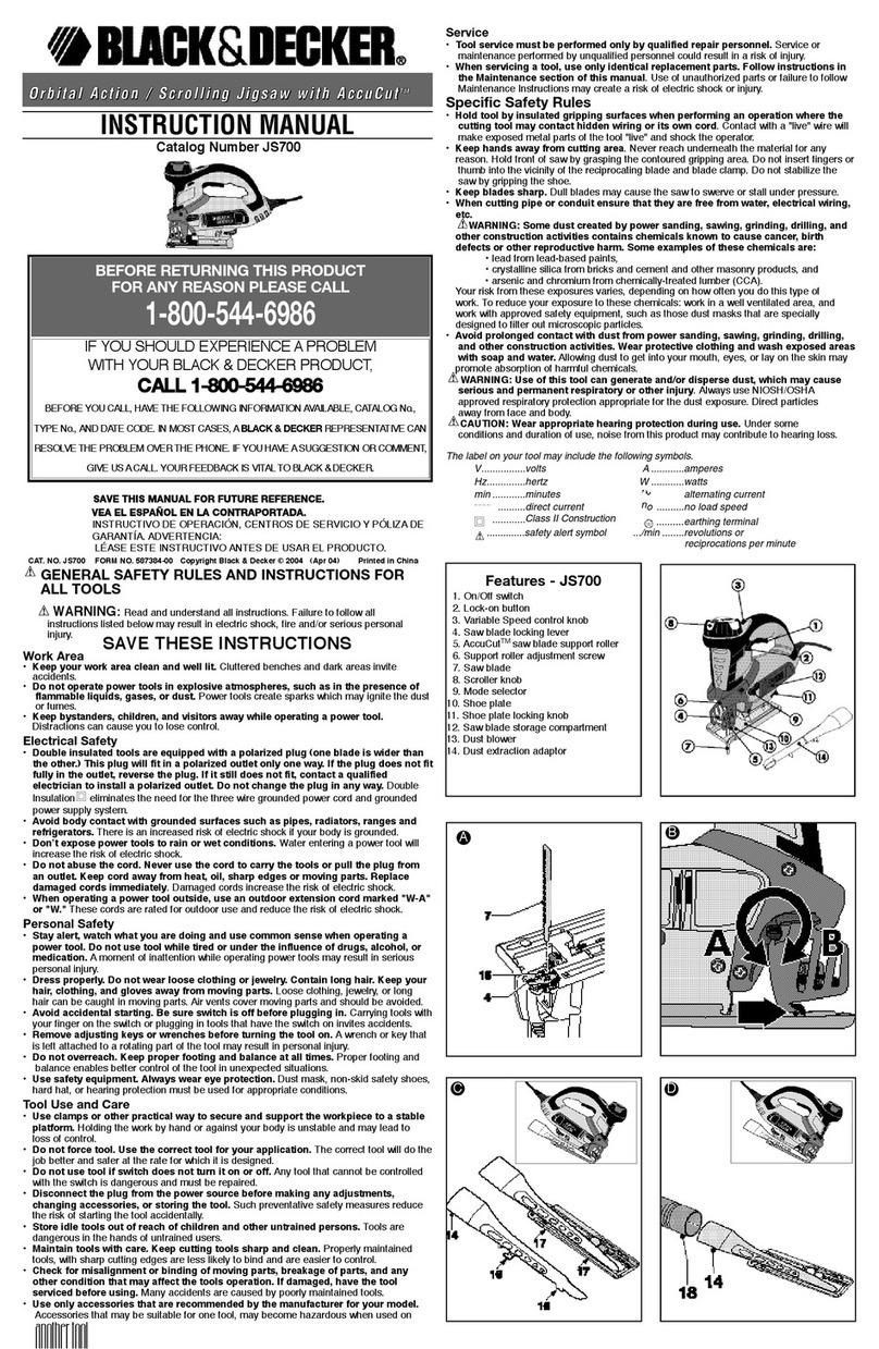 Black & Decker 587384-00 User manual