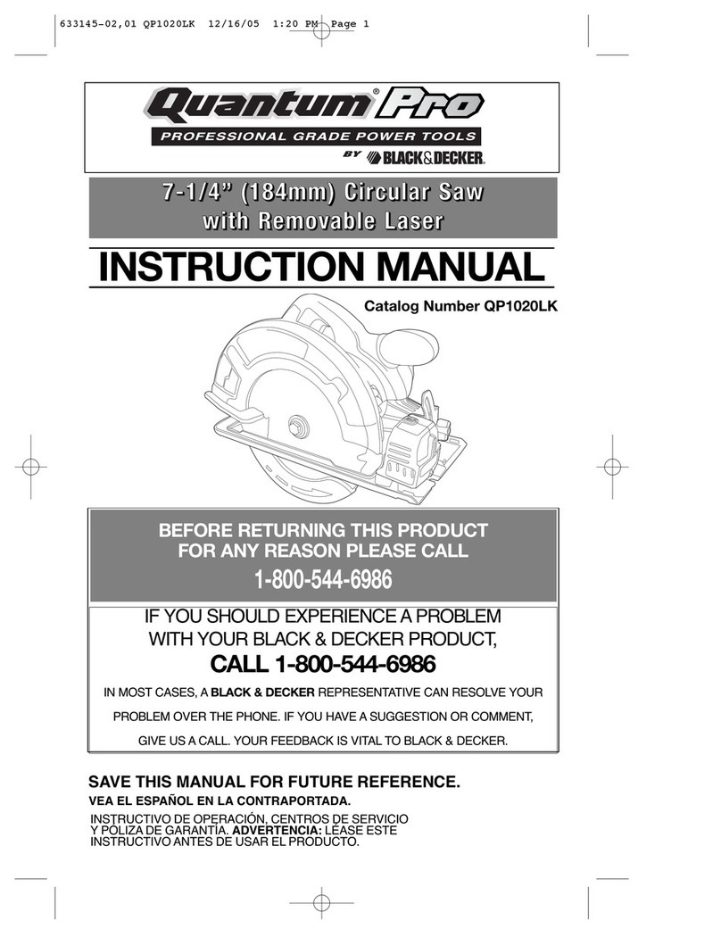 Black & Decker Quantum Pro QP1020LK User manual