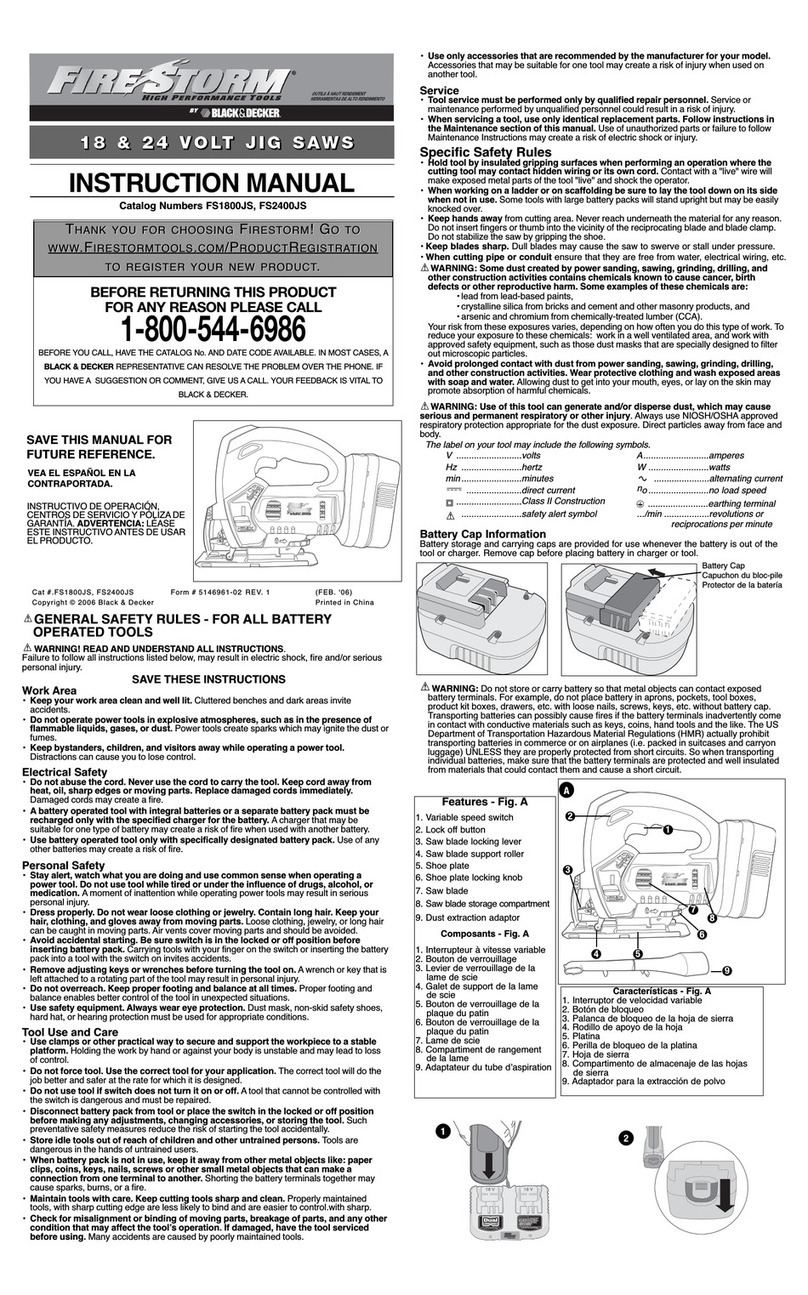 Black & Decker Fire Storm 5146961-02 User manual