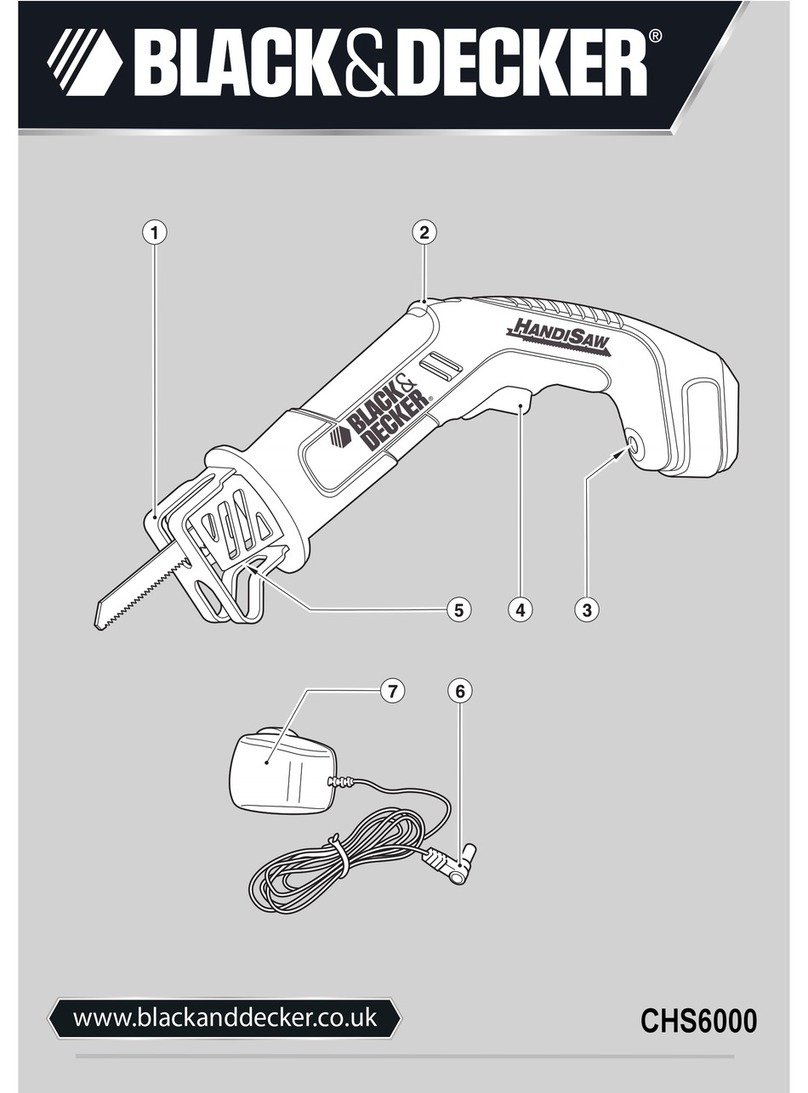 Black & Decker CHS600 User manual