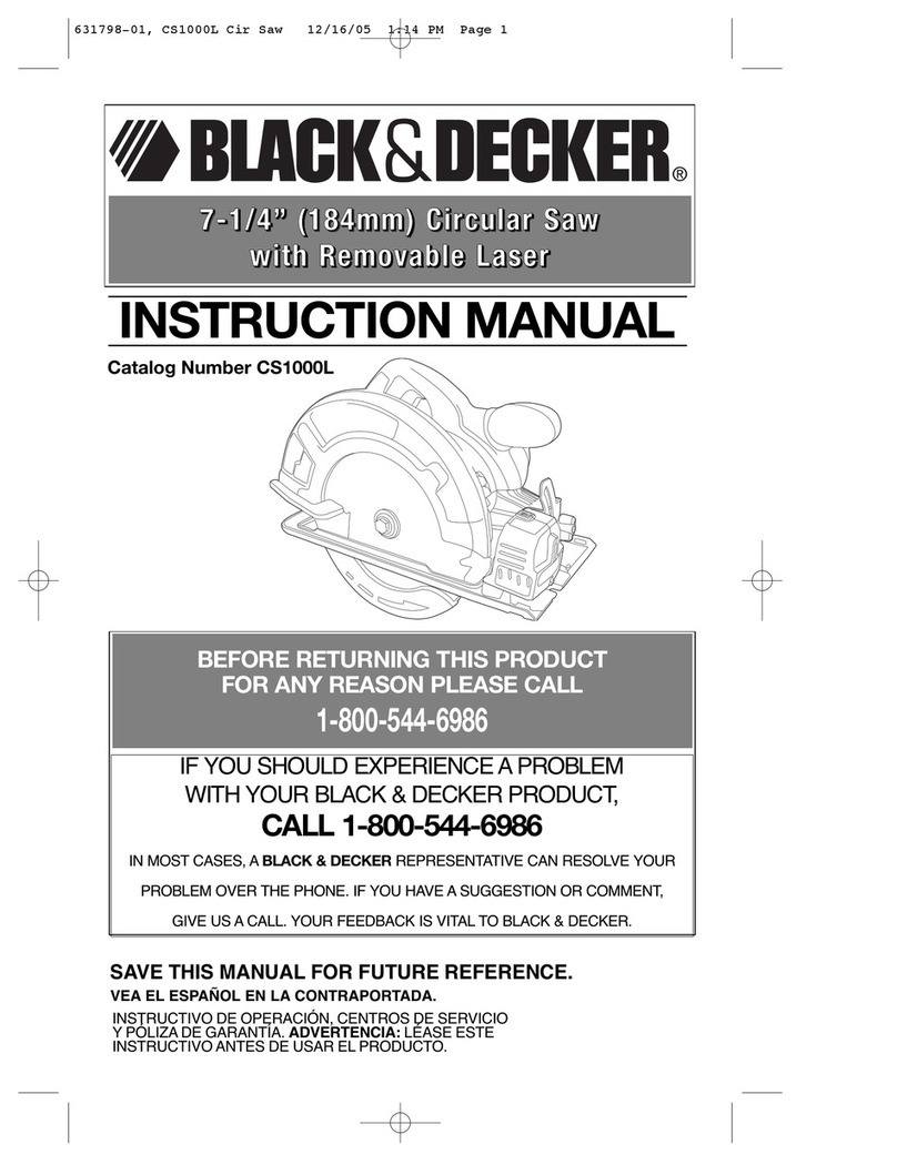 Black & Decker CS1000L User manual