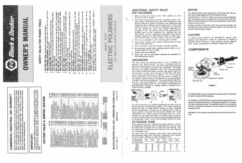 Black & Decker 6124 User manual