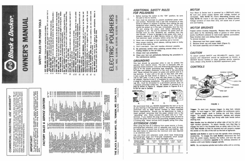 Black & Decker 4100-09 User manual