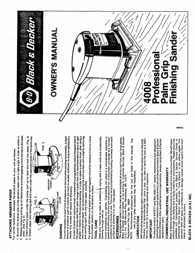 Black & Decker 4008 User manual
