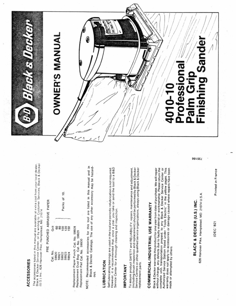 Black & Decker 4010-10 User manual