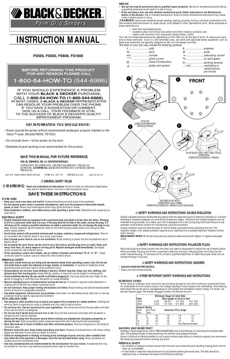 Black & Decker 387118 User manual