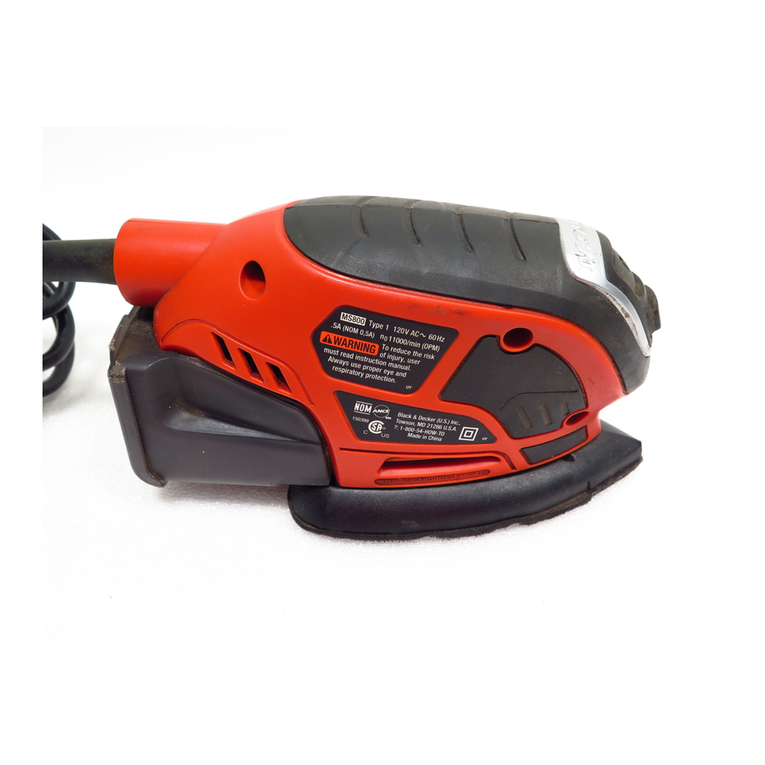 Black & Decker Mouse MS800 User manual