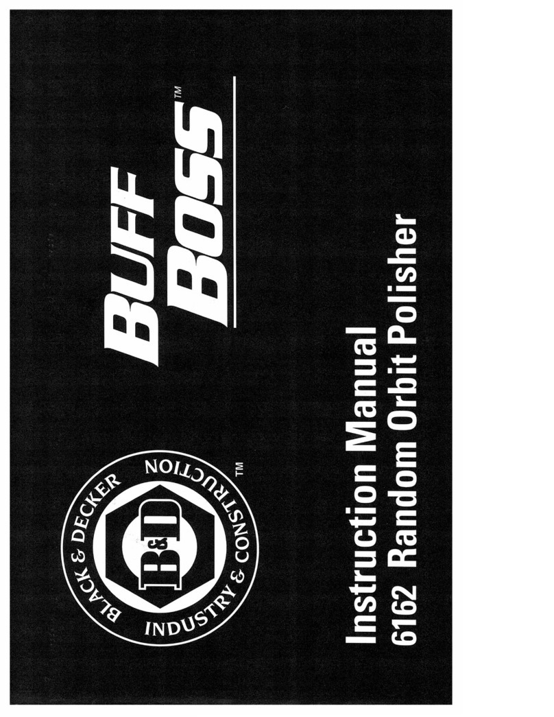 Black & Decker BUFF BOSS 6162 User manual