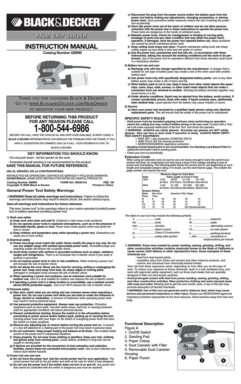 Black & Decker 90533144 User manual