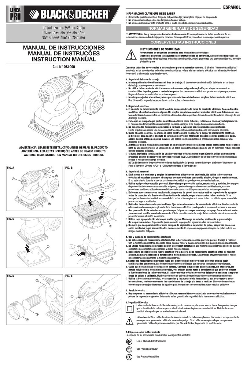 Black & Decker 90549547 User manual