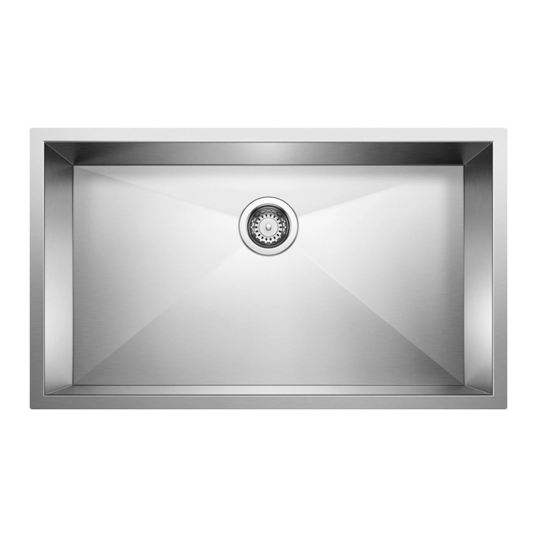 Blanco BLANCOPRECISION 512-747-A Specification sheet