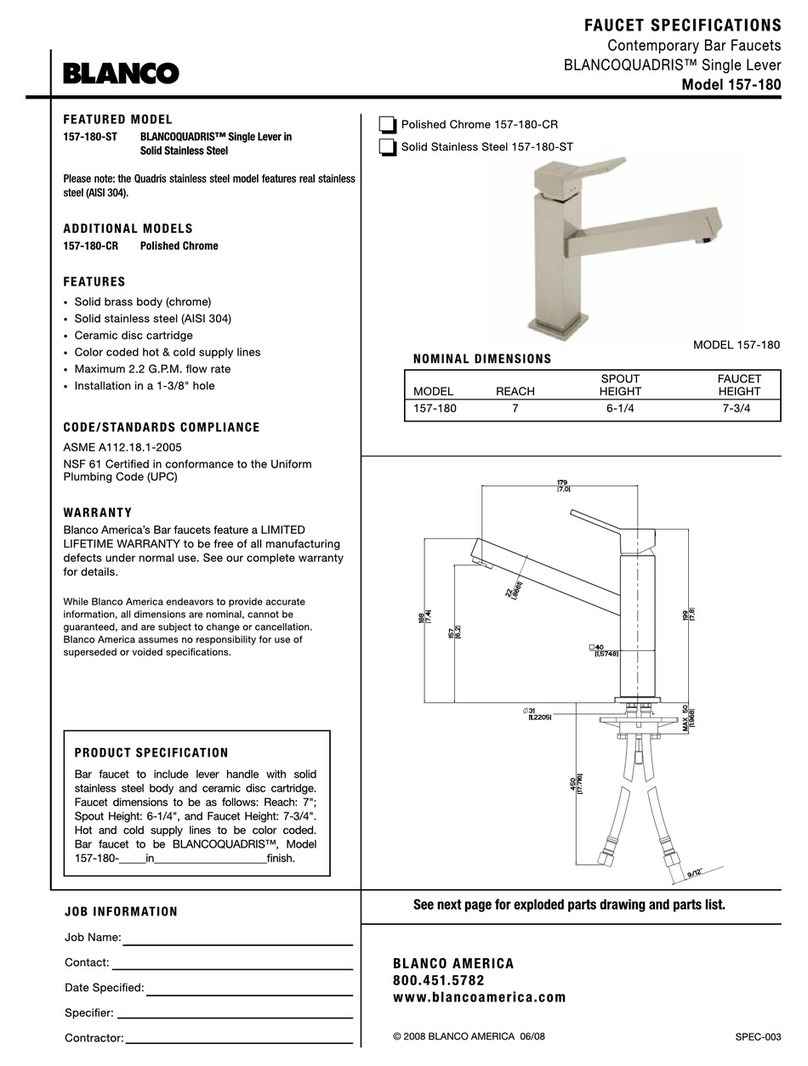 Blanco BLANCOQUADRIS 157-180 User manual