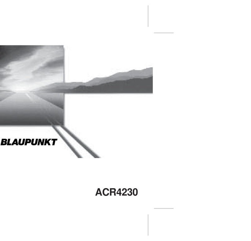 Blaupunkt ACR4230 User manual