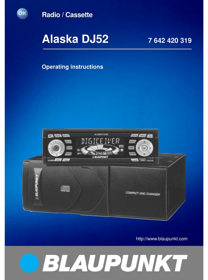 Blaupunkt Alaska DJ52 User manual