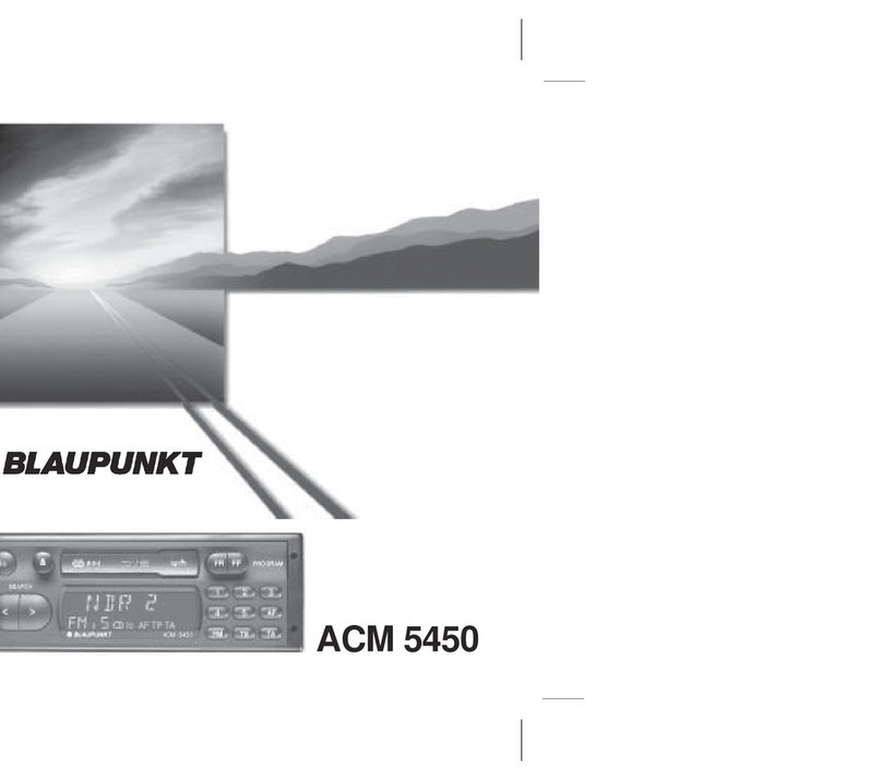 Blaupunkt ACM 5450 User manual