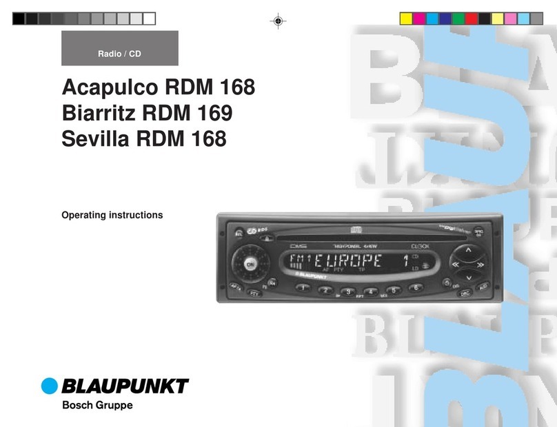 Blaupunkt ACAPULCO RDM 168 User manual