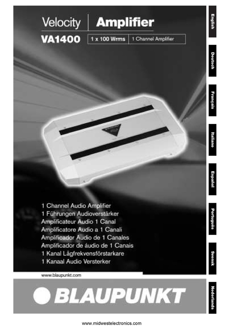 Blaupunkt Velocity VA1400 User manual
