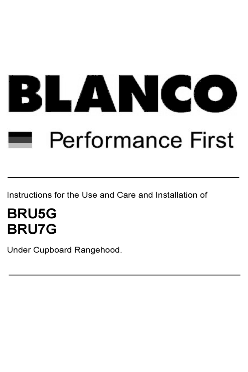 Blanco BRU5G Installation guide
