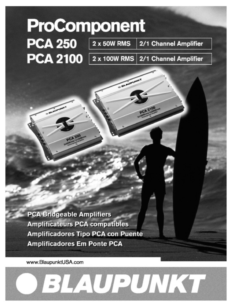 Blaupunkt ProComponent PCA 2100 User manual
