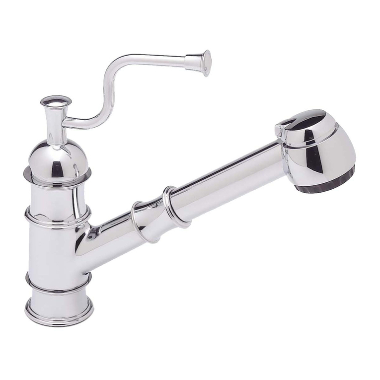 Blanco Traditional Kitchen Faucet with Pull-Out Spray... User manual