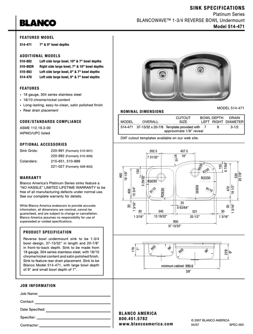 Blanco BLANCOWAVE 514-471 User manual