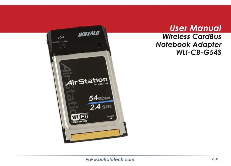 Buffalo AirStation WLI-CB-G54S User manual