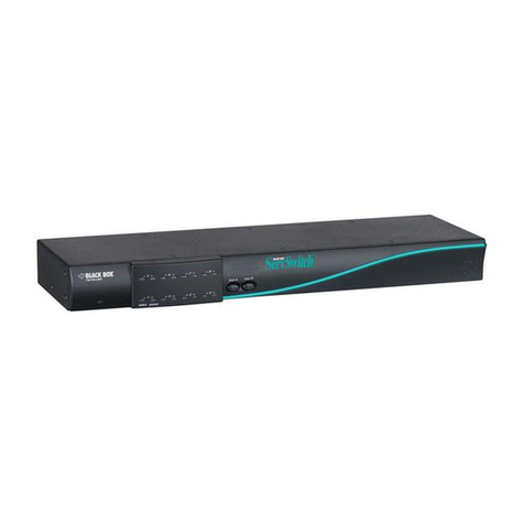 Black Box SERVSWITCH KV3108SA-R4 Quick install guide