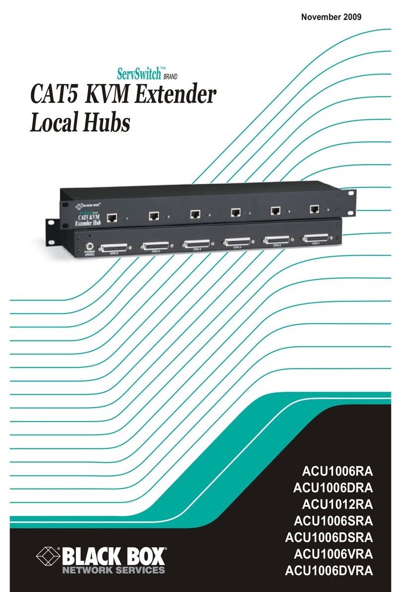 Black Box SERVSWITCH ACU1006DRA User manual