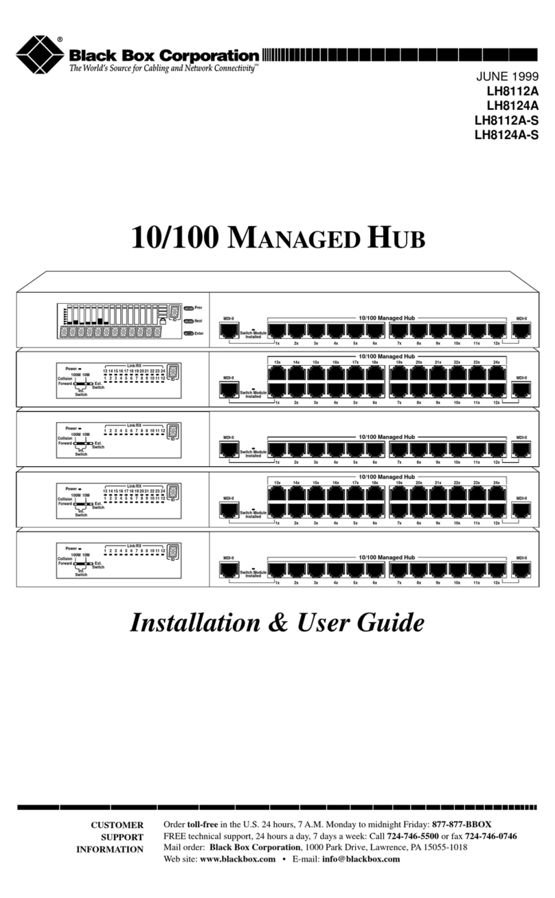 Black Box LH8112A User manual