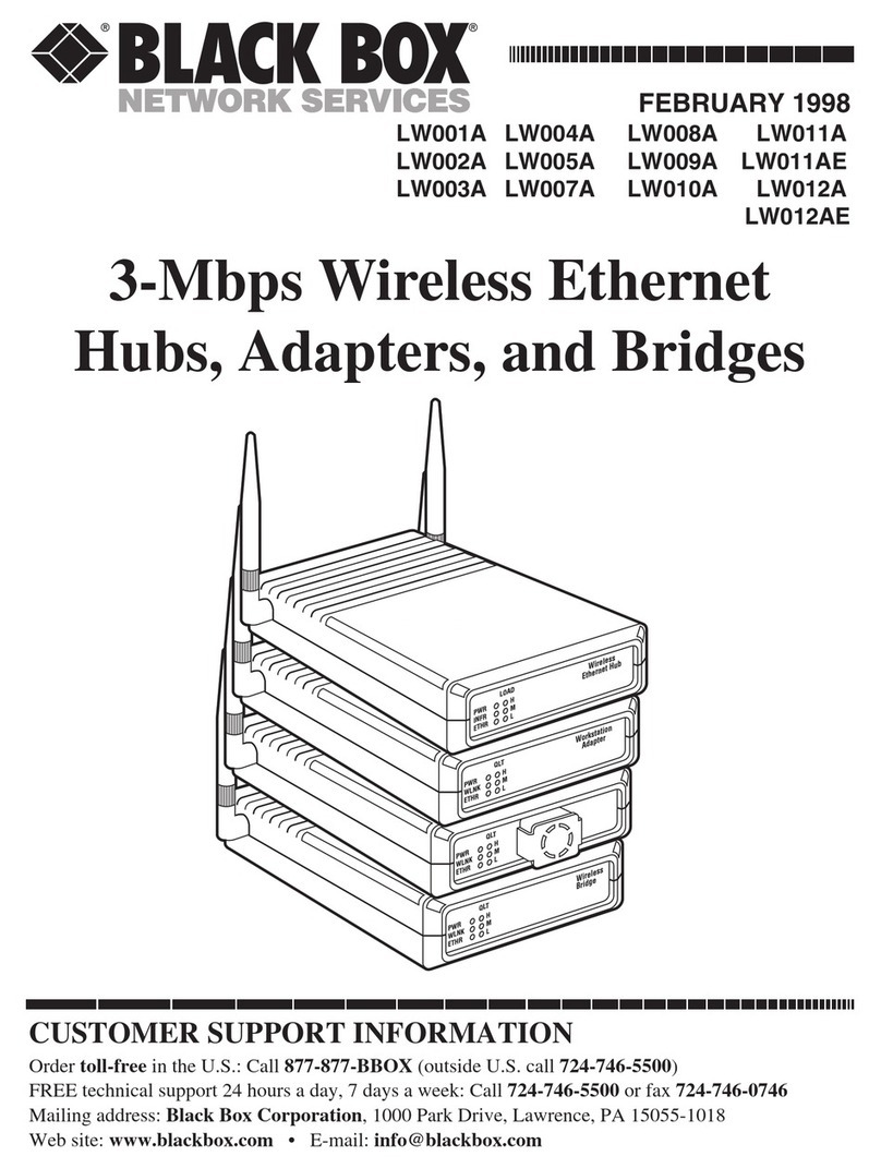 Black Box LW001A manual