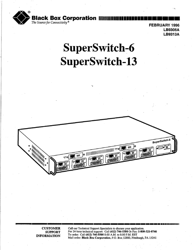 Black Box LB9306A User manual